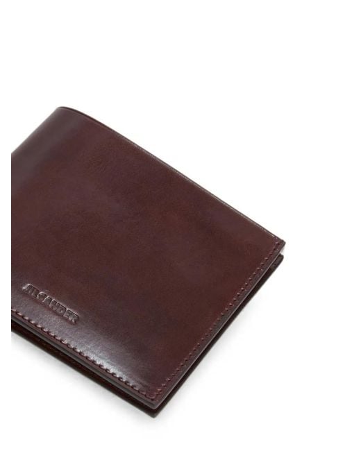 Jil Sander Purple Logo-Detail Wallet for men