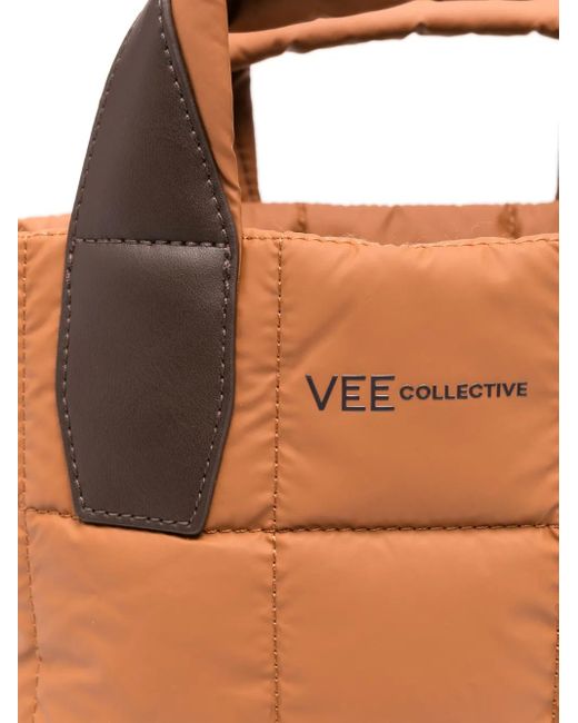 VEE COLLECTIVE Brown Mini Porter Handtasche