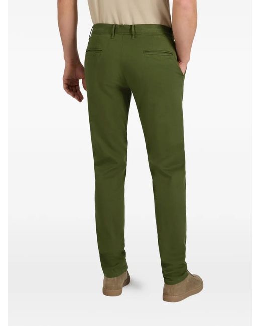 Slowear Green Buttoned Trousers for men