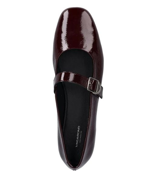 Vagabond Jolin バックルストラップ フラットシューズ Brown