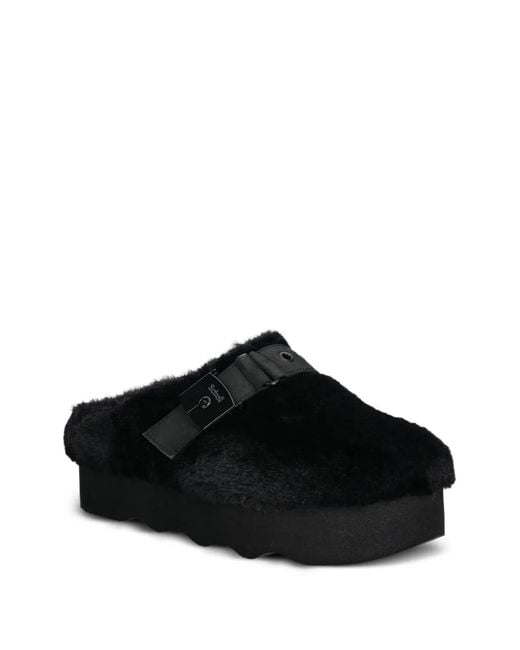 Scholl Black Mules Greta E