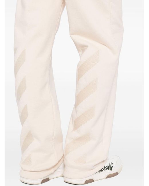 Off-White c/o Virgil Abloh Natural Drawstring Track Pants for men