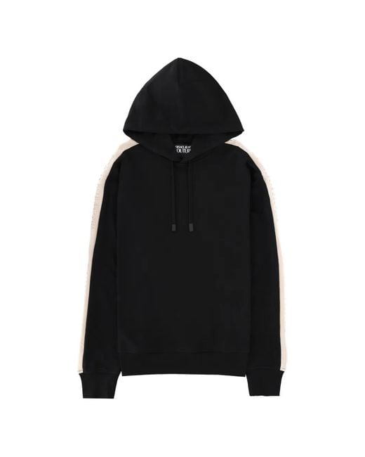 Versace Jeans Couture Black Long-Sleeve Hoodie for men