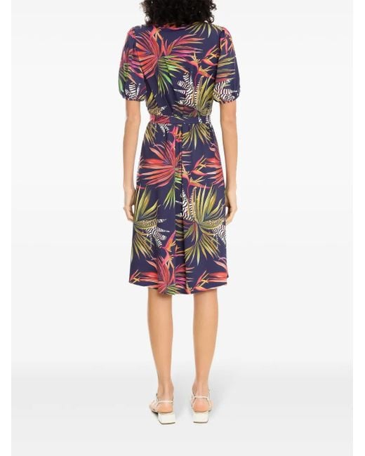 Lygia & Nanny Themis Bio Midi-Jurk in het Blue