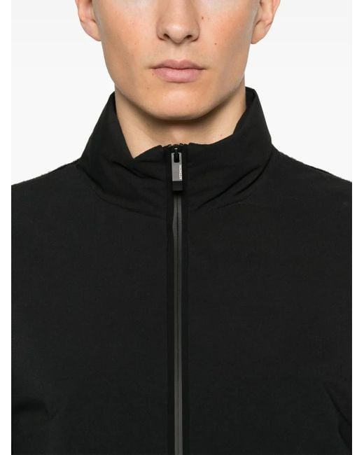 メンズ Moncler パデッド ニットジャケット Black