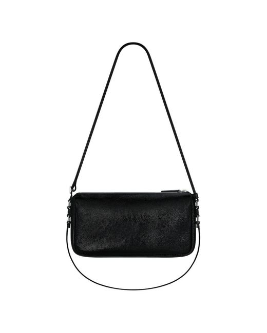 Courreges Black Small Three Sixty Shoulder Bag