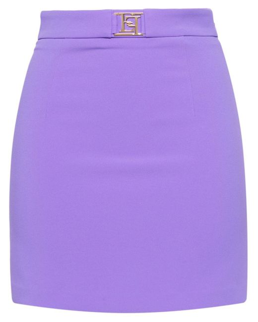 Elisabetta Franchi Aラインスカート Purple