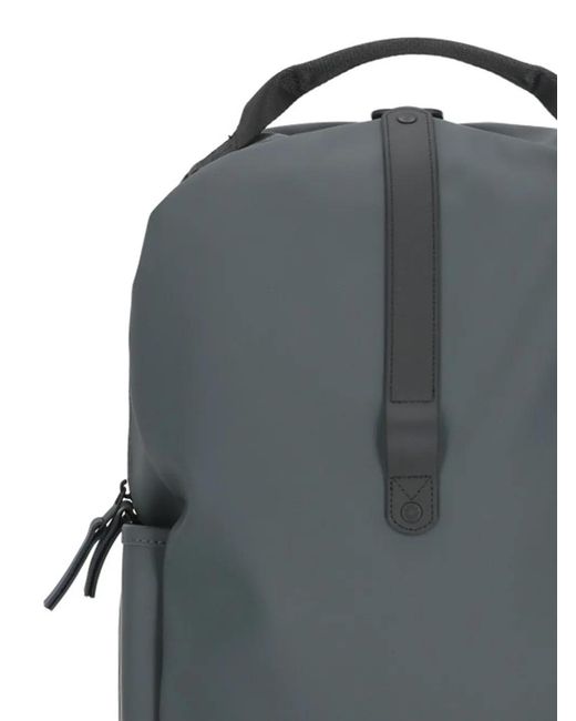 Rains Blue Clip Front Backpack