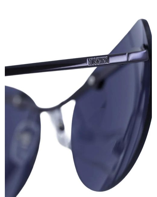 Moschino Blue Cat-Eye Frame Sunglasses