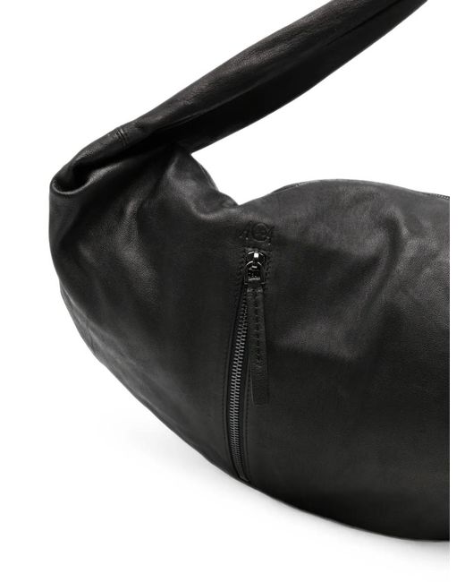 AUTENTICA 504 Black Leather Cross Body