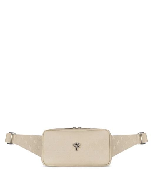 PLACE OF ELMS Natural Logo-Plaque Belt Bag