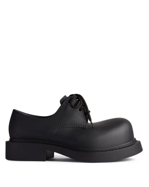 Balenciaga Black Steroid Derby-Schuhe