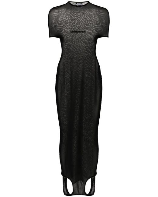 Jean Paul Gaultier Black Shayne Oliver Edition Maxi Dress