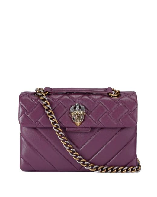 Kurt Geiger Purple Kensington Shoulder Bag