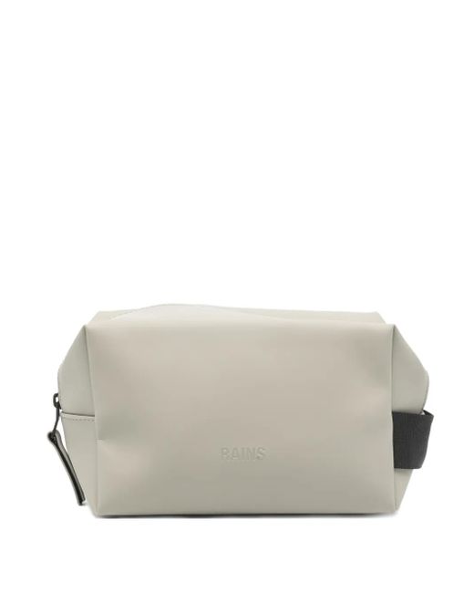 Rains Gray Small W3 Wash Bag for men
