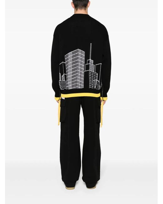 Off-White c/o Virgil Abloh Black Off- Sweaters for men
