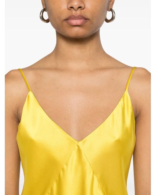 Max Mara Yellow Quassia Top