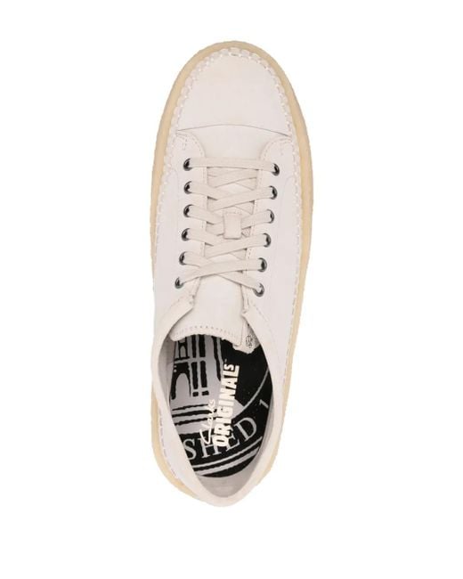 Clarks Natural Caravan Suede Sneakers for men