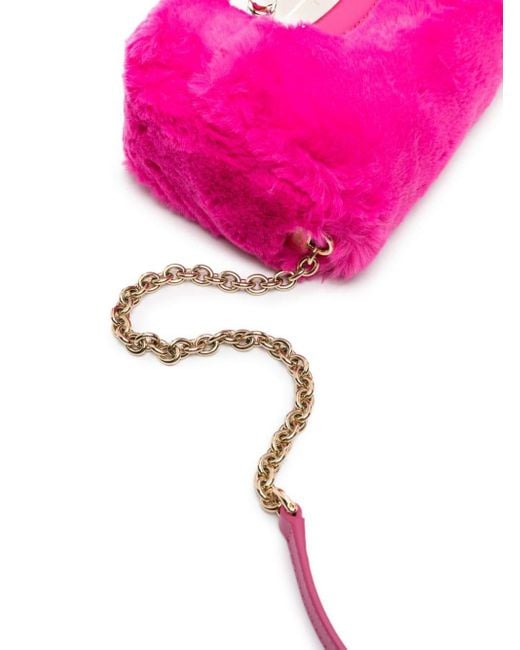 Furla Metropolis Fauxfur Crossbody Bag in Pink Lyst