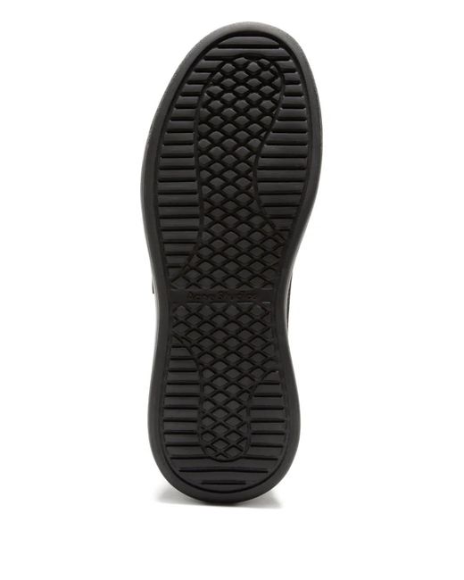 Acne Black Touch-Strap Platform Sneakers