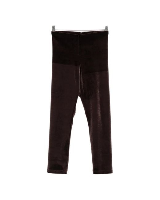 ANDAMANE Black New Holly Velvet Cropped Trousers