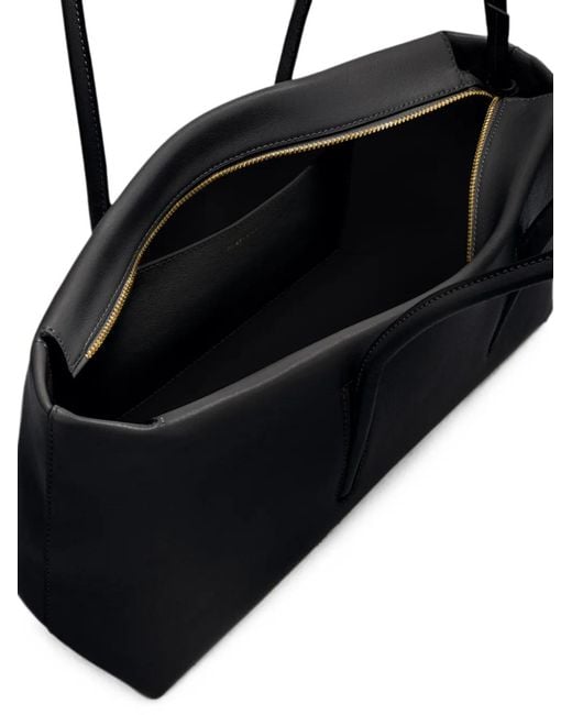 DeMellier London Black Stockholm Leather Shoulder Bag