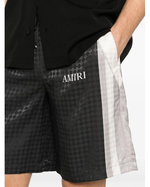 Amiri Black Ma Quad Panel Short for men