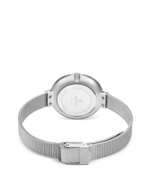 Obaku White Classic 32Mm Watch