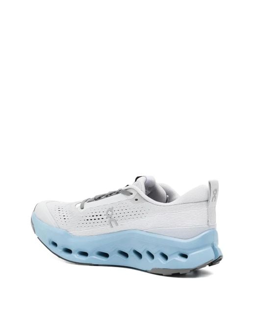 On Shoes White Cloudsurfer Trail 2 Sneakers