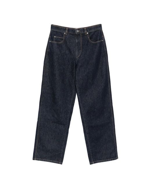 Isabel Marant Blue Jameson Straight-Leg Jeans for men