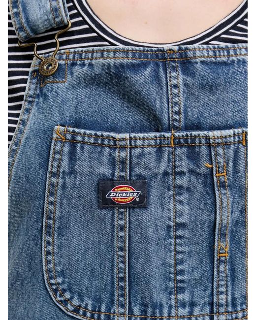 Dickies Blue Pocket Denim Dress
