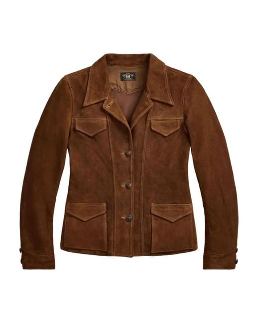 RRL Rose スエードジャケット Brown