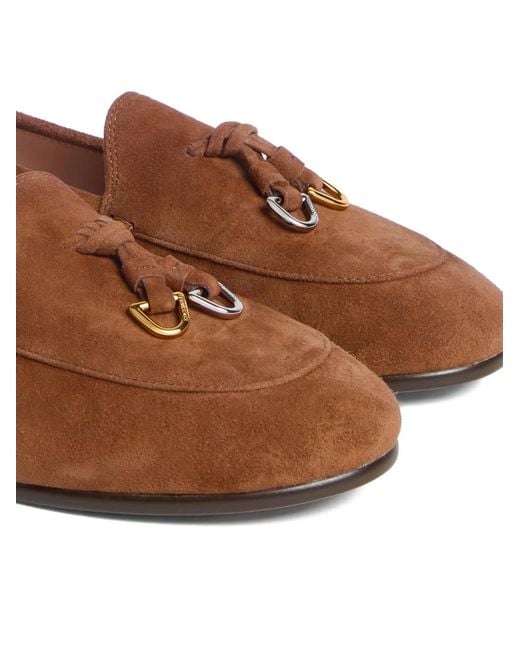 Coccinelle Brown Tassel-Detail Loafers