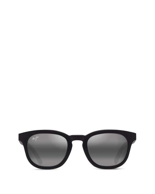 Maui Jim Gray Koko Round-Frame Sunglasses