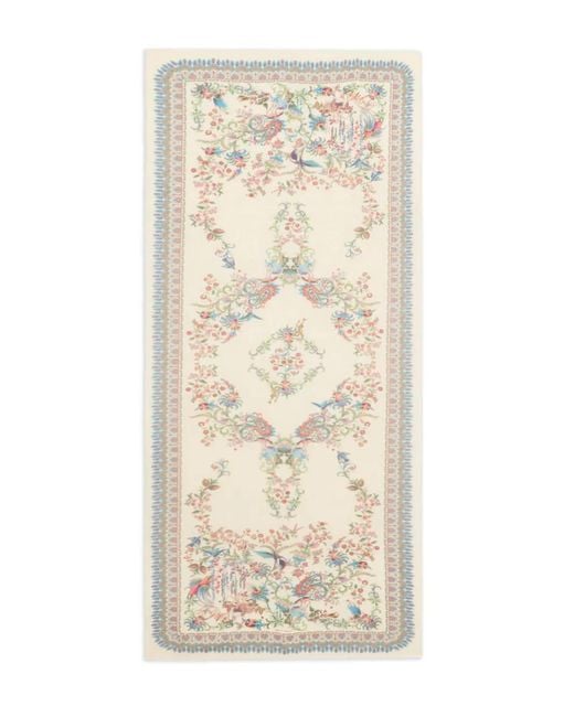Etro Natural Floral-Print Scarf for men
