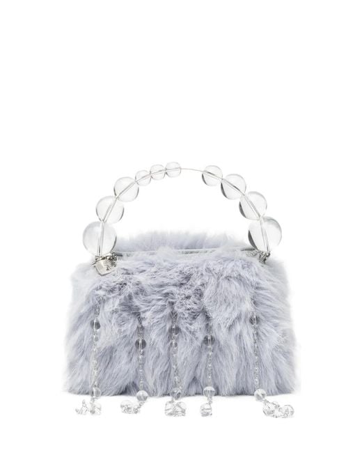 Rockfish White X Susan Fang Furry Tote Bag