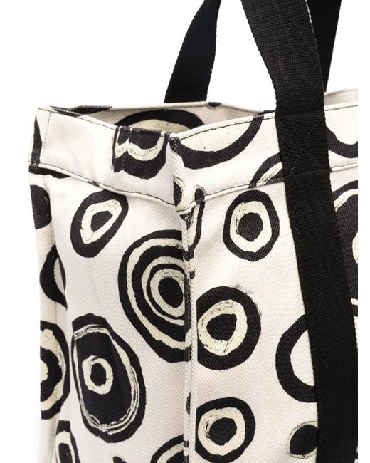 10 Corso Como Black Polka-Dot Print Tote Bag