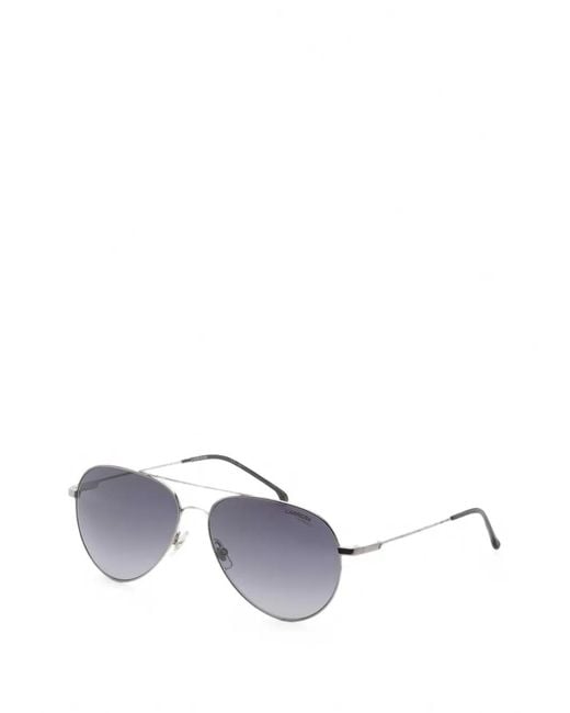 Carrera White Pilot-Frame Sunglasses