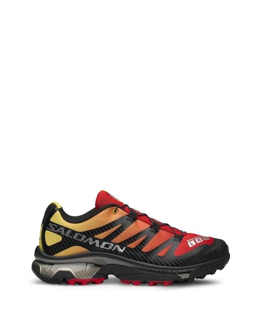 Salomon Black Xt-4 Og Round-Toe Sneakers