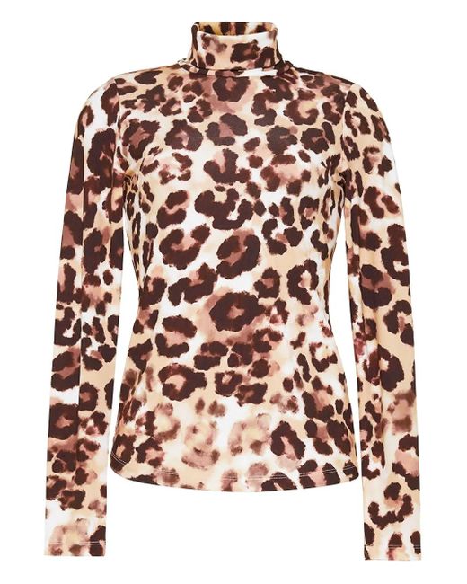 Top Suzie con cuello falso Cara Cara de color Brown