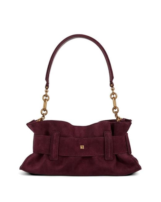 Borsa Anthem Mini di Balmain in Purple