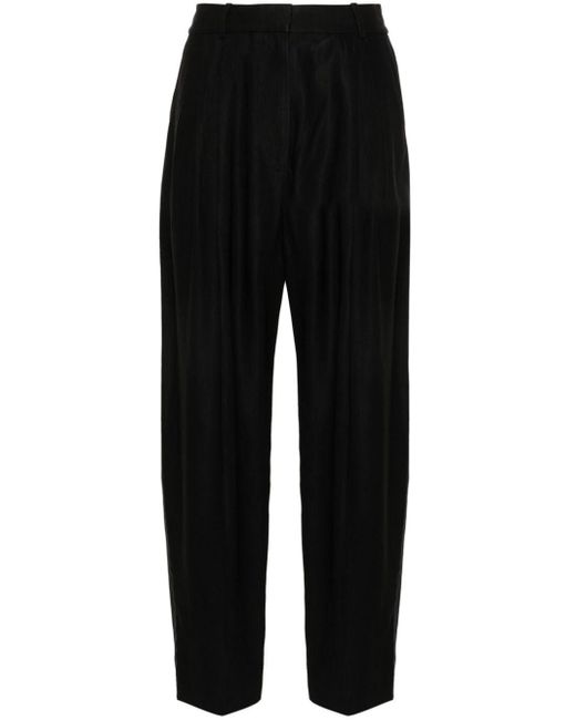 Studio Nicholson Black Sperro High-waist Tapered Trousers
