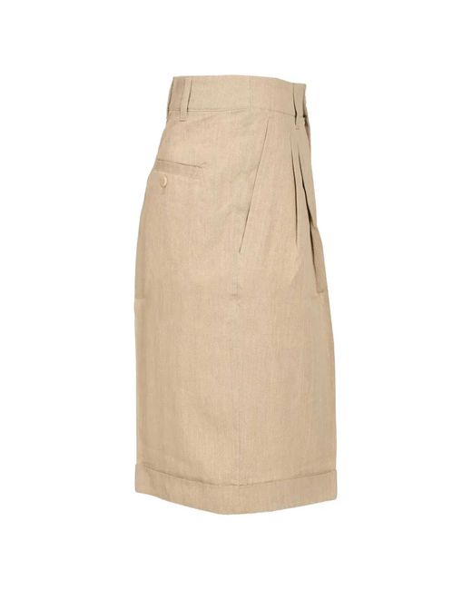 Jacquemus Natural Le Short Pastro Bermuda Trousers for men