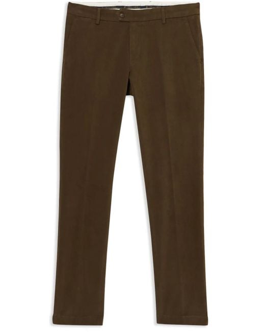 Brooks Brothers Tapered-Hose Mit Bügelfalten in Brown für Herren