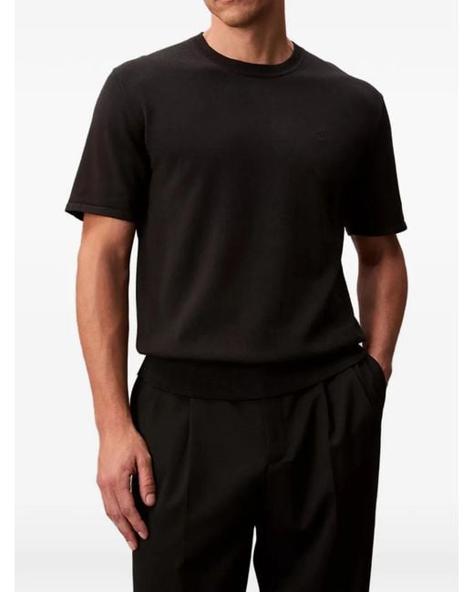 Calvin Klein Black Crewneck T-Shirt for men