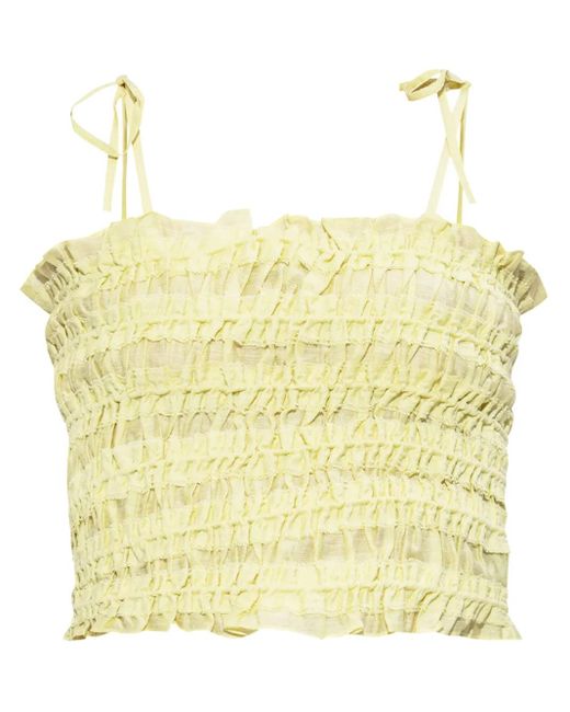 Tory Burch シャーリング トップ Yellow