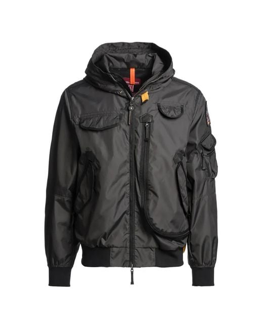Parajumpers Black Gobi Hooded Jacket for men