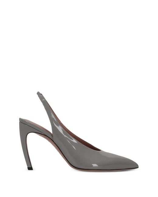 The Attico White Pointed Toe Pumps