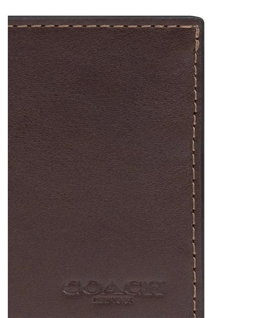 Portafoglio di COACH in Brown da Uomo