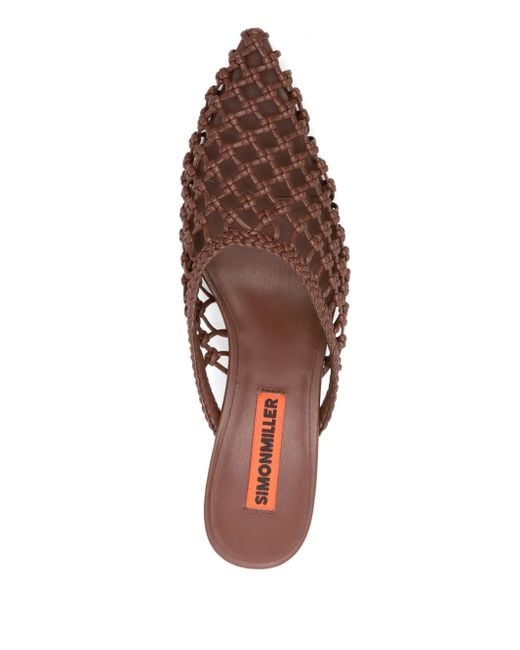 Simon Miller Brown 60Mm Knotted Gala Mules
